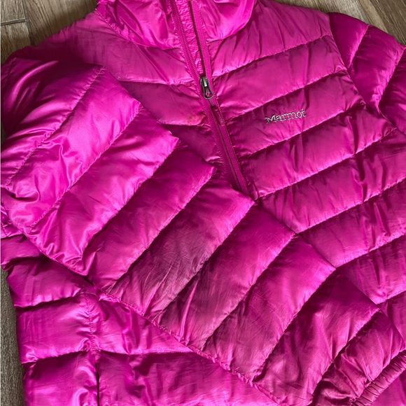 Pink Marmot Puffer Jacket 800 fill - Picture 6 of 6